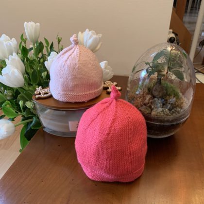 Bonnet noeud Bégonia