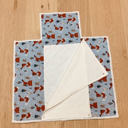 Tapis nomade à langer